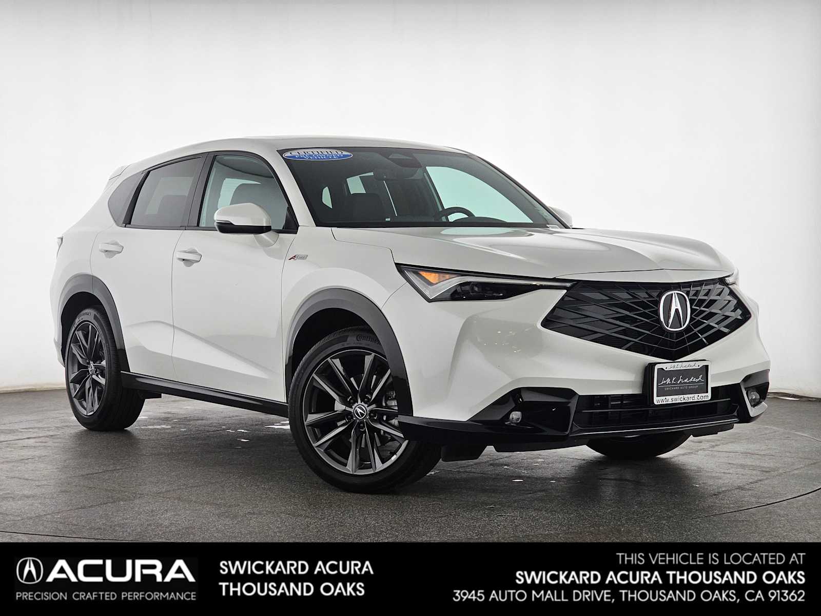 Platinum White Pearl 2025 Acura ADX FWD with A-SPEC Package SUV / Crossover Front-Wheel Drive Continuously Variable Transmission