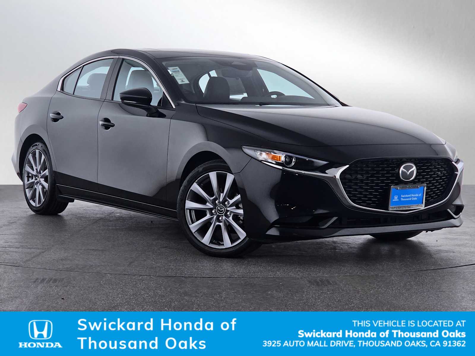 Jet Black Mica 2025 Mazda MAZDA3 2.5 S Preferred Sedan FWD Sedan Front-Wheel Drive 6-Speed Automatic