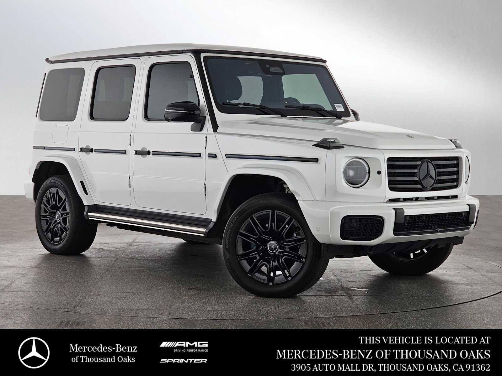 MANUFAKTUR Moonlight White Metallic 2025 Mercedes-Benz G-Class G 580 4MATIC with EQ Technology SUV / Crossover All-Wheel Drive 2-Speed Automatic