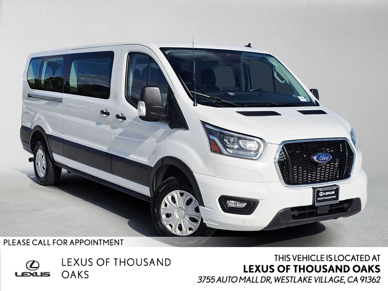 Oxford White 2023 Ford Transit Passenger Van Rear-Wheel Drive Automatic
