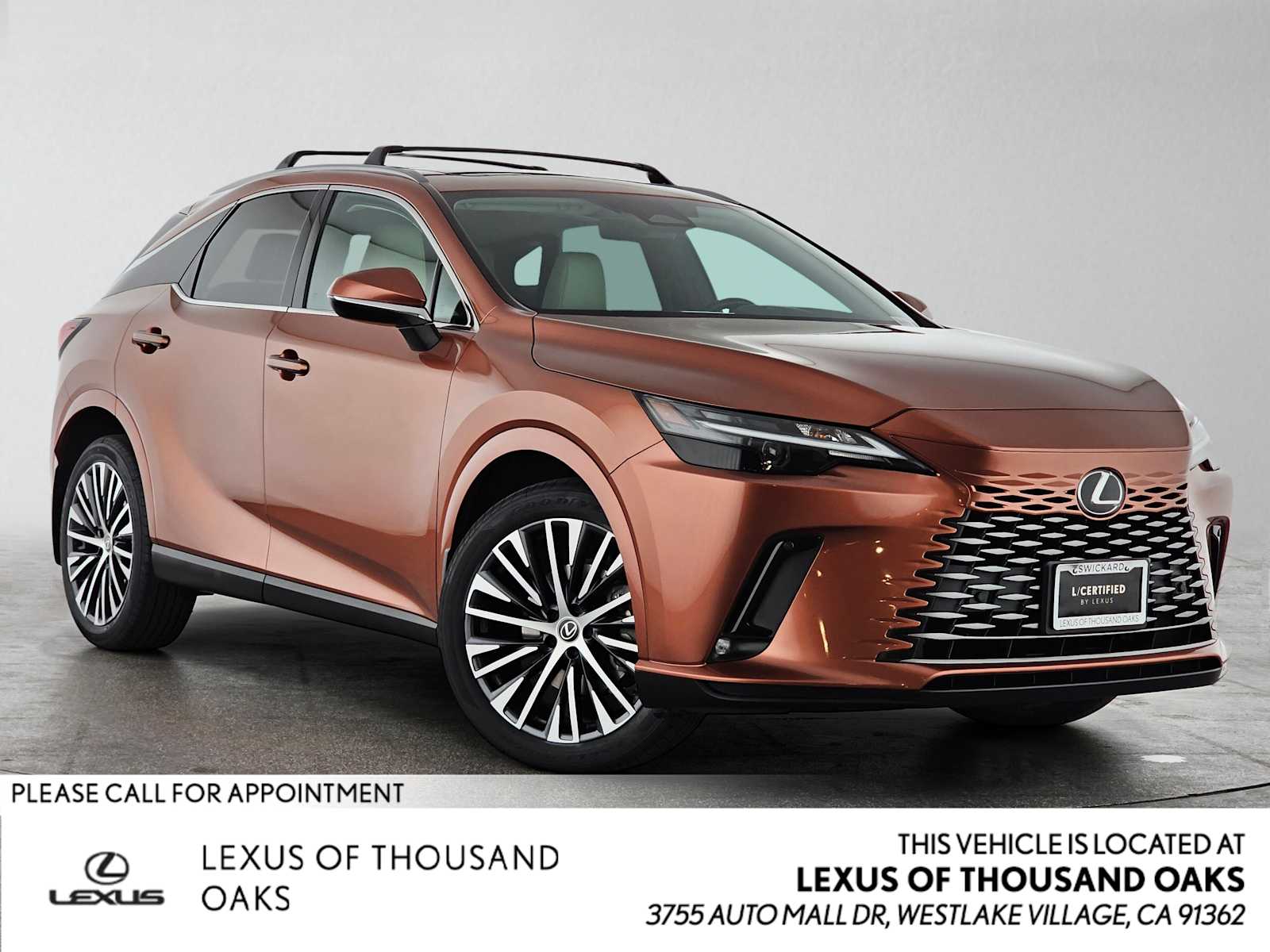 Red (Copper Crest) 2023 Lexus RX SUV / Crossover All-Wheel Drive Automatic