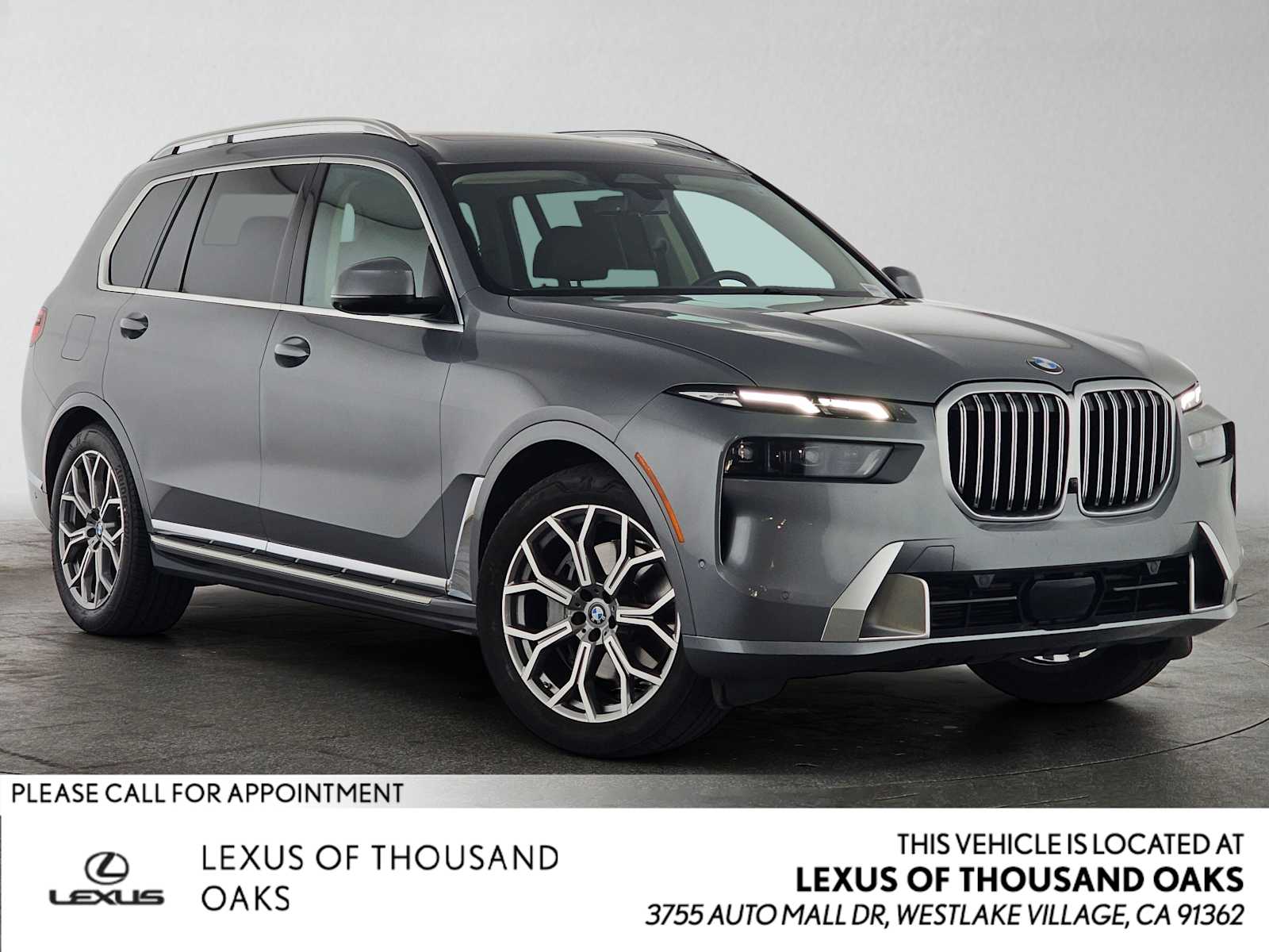 Gray (Skyscraper Grey Metallic) 2025 BMW X7 SUV / Crossover All-Wheel Drive 8-Speed Automatic