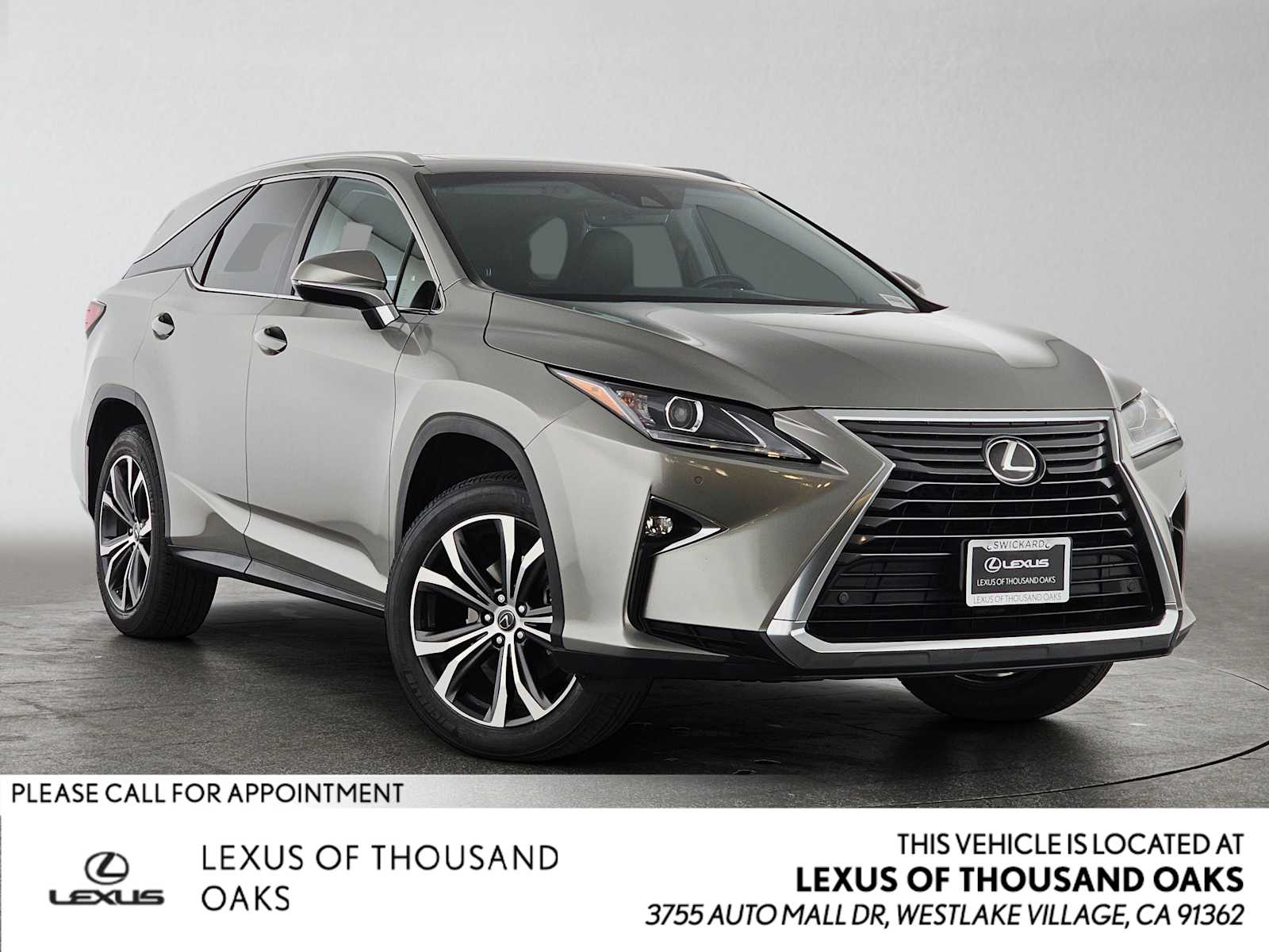 Atomic Silver 2018 Lexus RX SUV / Crossover Front-Wheel Drive 8-Speed Automatic