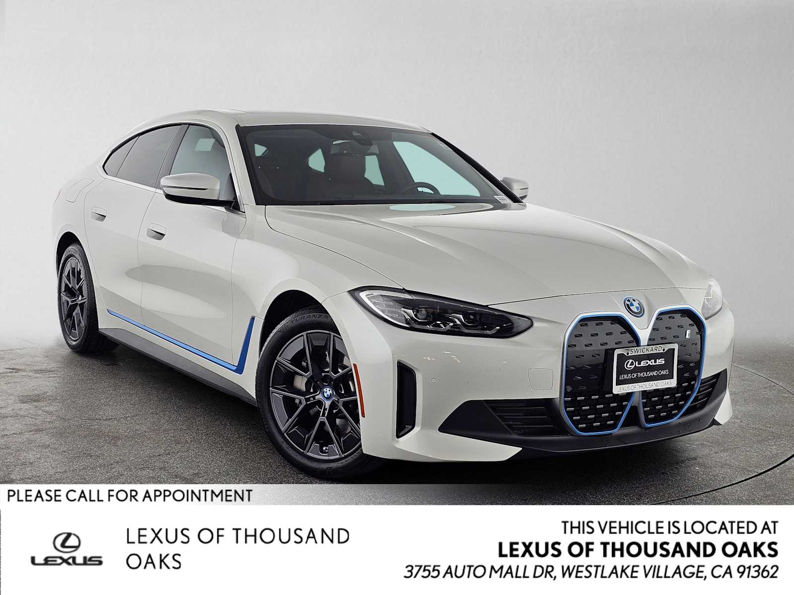 Mineral White Metallic 2023 BMW i4 Sedan Rear-Wheel Drive 1-Speed Automatic