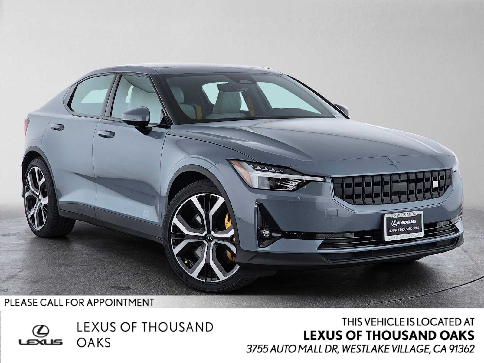 Nebula Metallic 2023 Polestar 2 Sedan All-Wheel Drive 1-Speed Automatic