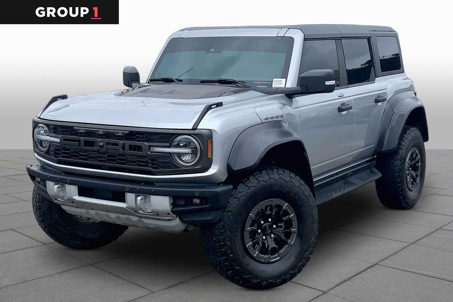 Iconic Silver 2023 Ford Bronco Raptor SUV / Crossover Four-Wheel Drive Automatic