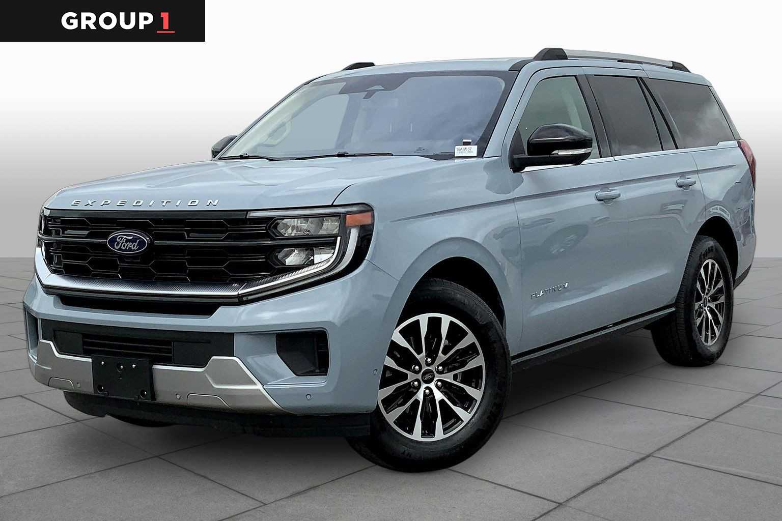 Glacier Gray Metallic TriCoat 2025 Ford Expedition Platinum 4WD SUV / Crossover Four-Wheel Drive Automatic