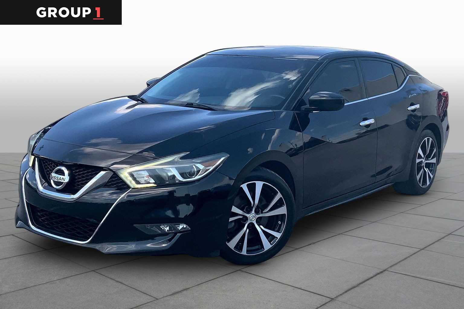Super Black 2018 Nissan Maxima Sedan Front-Wheel Drive Continuously Variable Transmission
