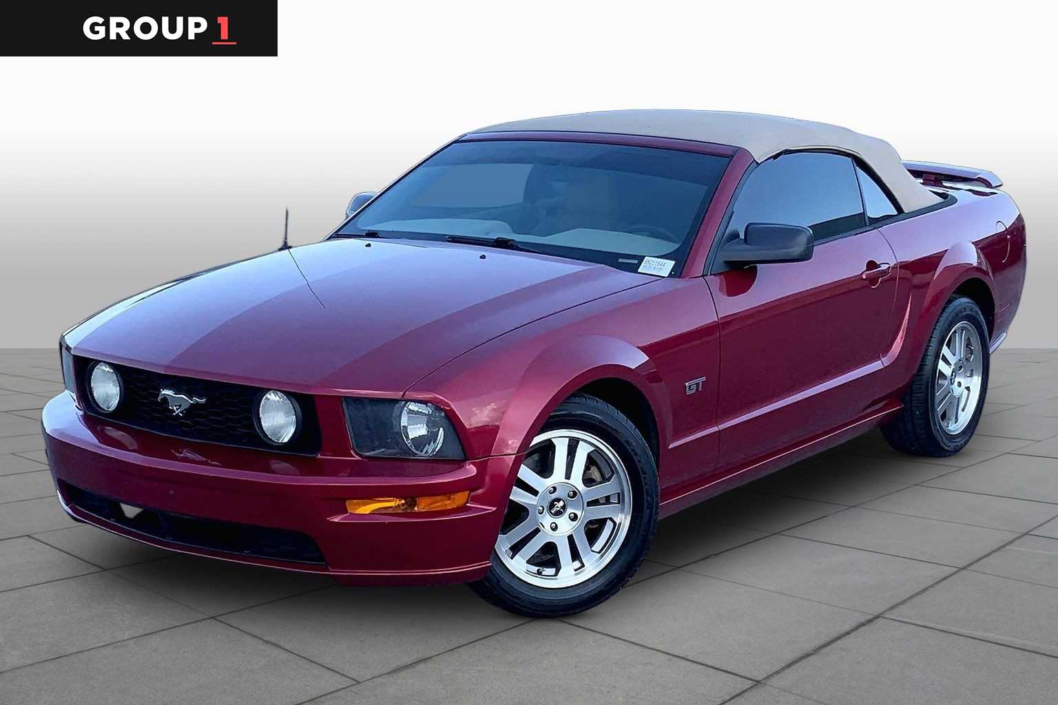 Torch Red 2006 Ford Mustang Convertible Rear-Wheel Drive Automatic