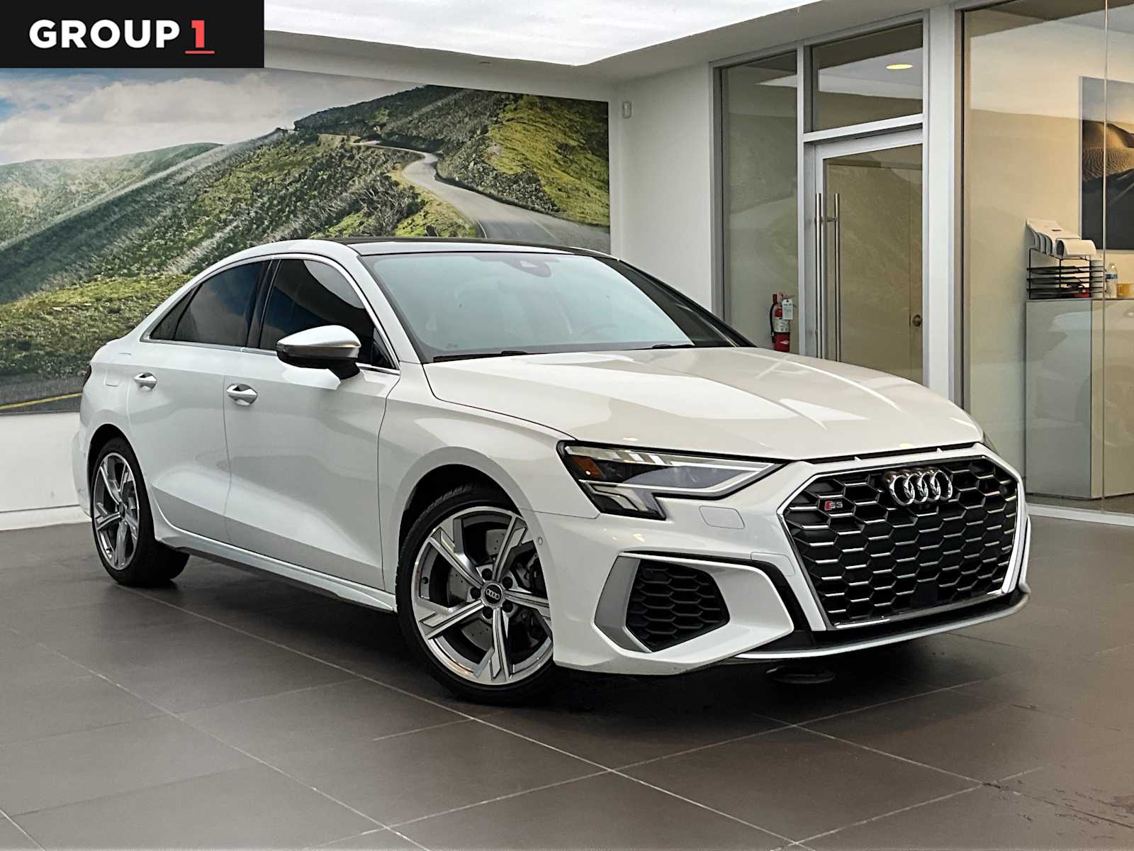 Glacier White Metallic 2025 Audi S3 Sedan All-Wheel Drive 7-Speed Automatic