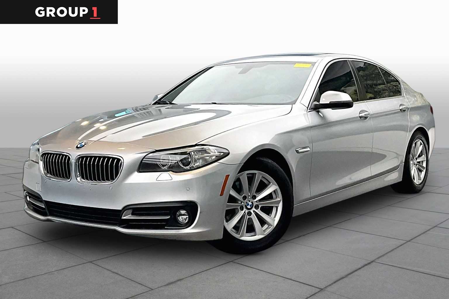 Glacier Silver Metallic 2016 BMW 5 Series Sedan All-Wheel Drive 8-Speed Automatic