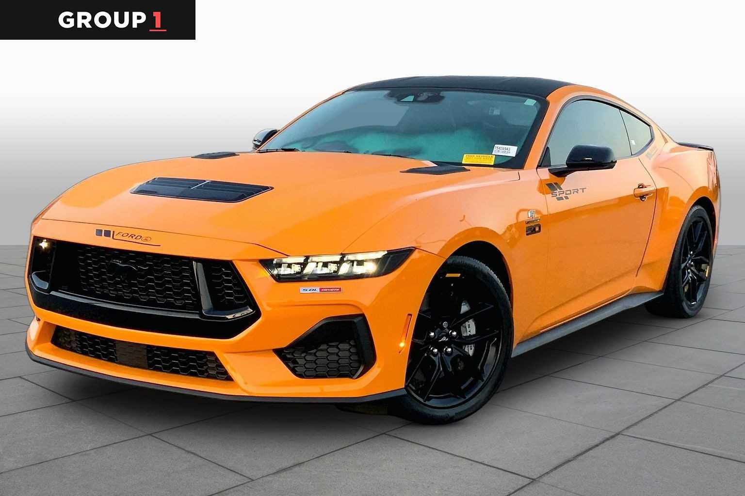 Orange Fury Metallic Tri-Coat 2026 Ford Mustang Coupe Rear-Wheel Drive Automatic