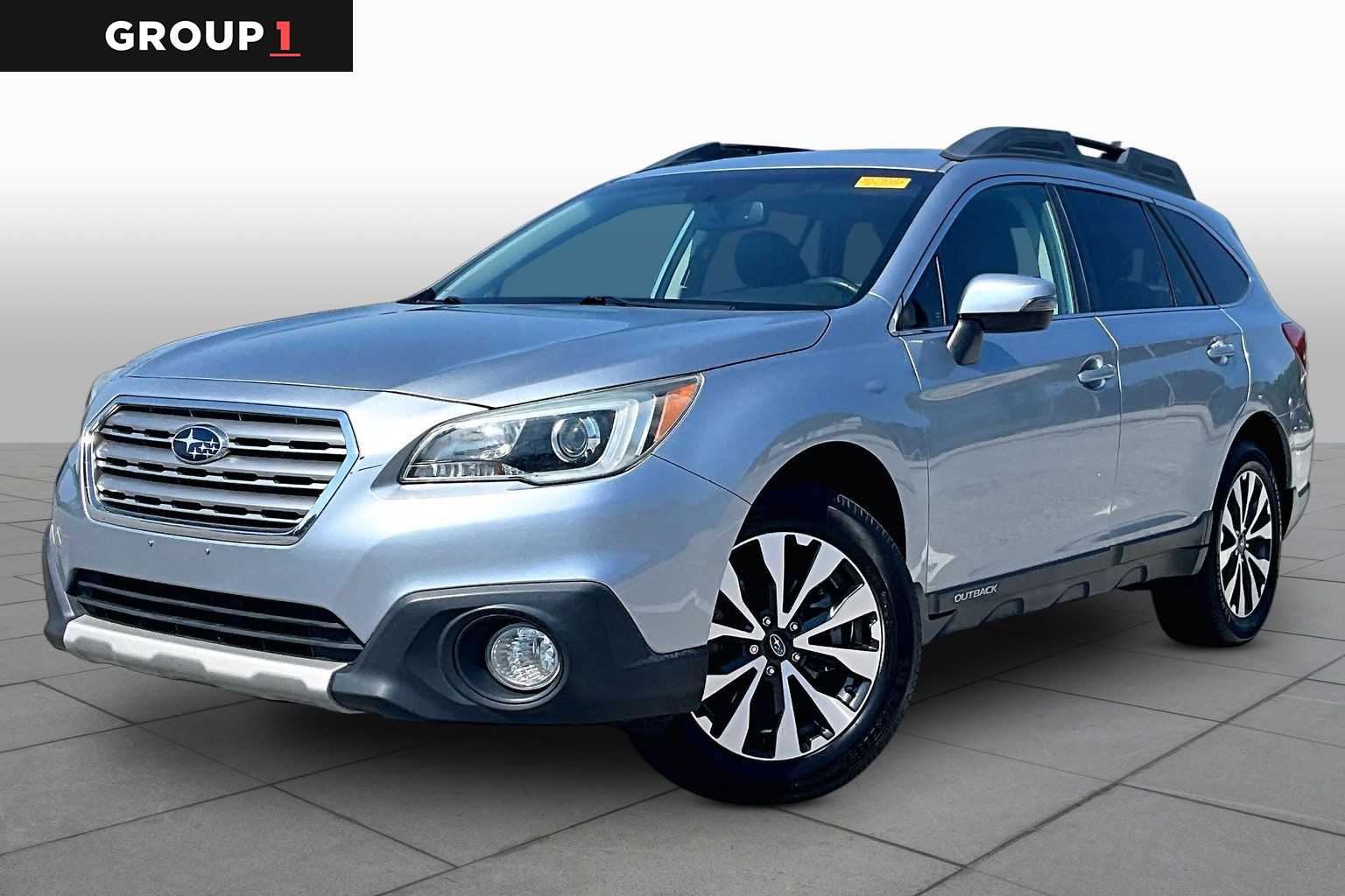 Ice Silver Metallic 2015 Subaru Outback 2.5i Limited Wagon All-Wheel Drive Automatic