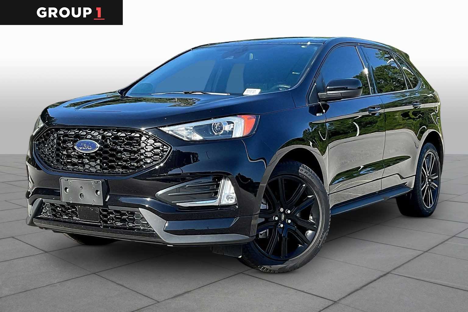 Agate Black Metallic 2022 Ford Edge SUV / Crossover All-Wheel Drive 8-Speed Automatic