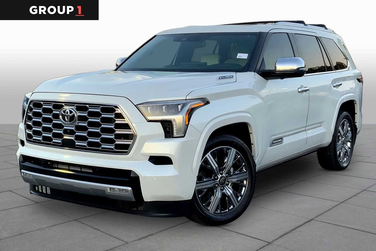 White (Wind Chill Pearl) 2025 Toyota Sequoia Capstone 4WD SUV / Crossover Four-Wheel Drive Automatic