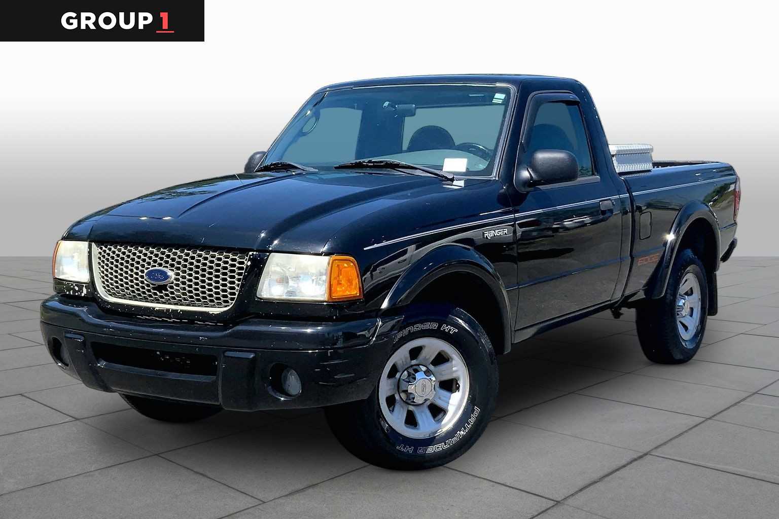 Black 2003 Ford Ranger 2 Dr Edge Standard Cab SB Pickup Truck Rear-Wheel Drive Manual