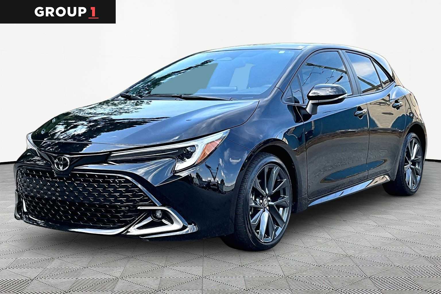 Midnight Black Metallic 2026 Toyota Corolla Hatchback Hatchback Front-Wheel Drive Continuously Variable Transmission