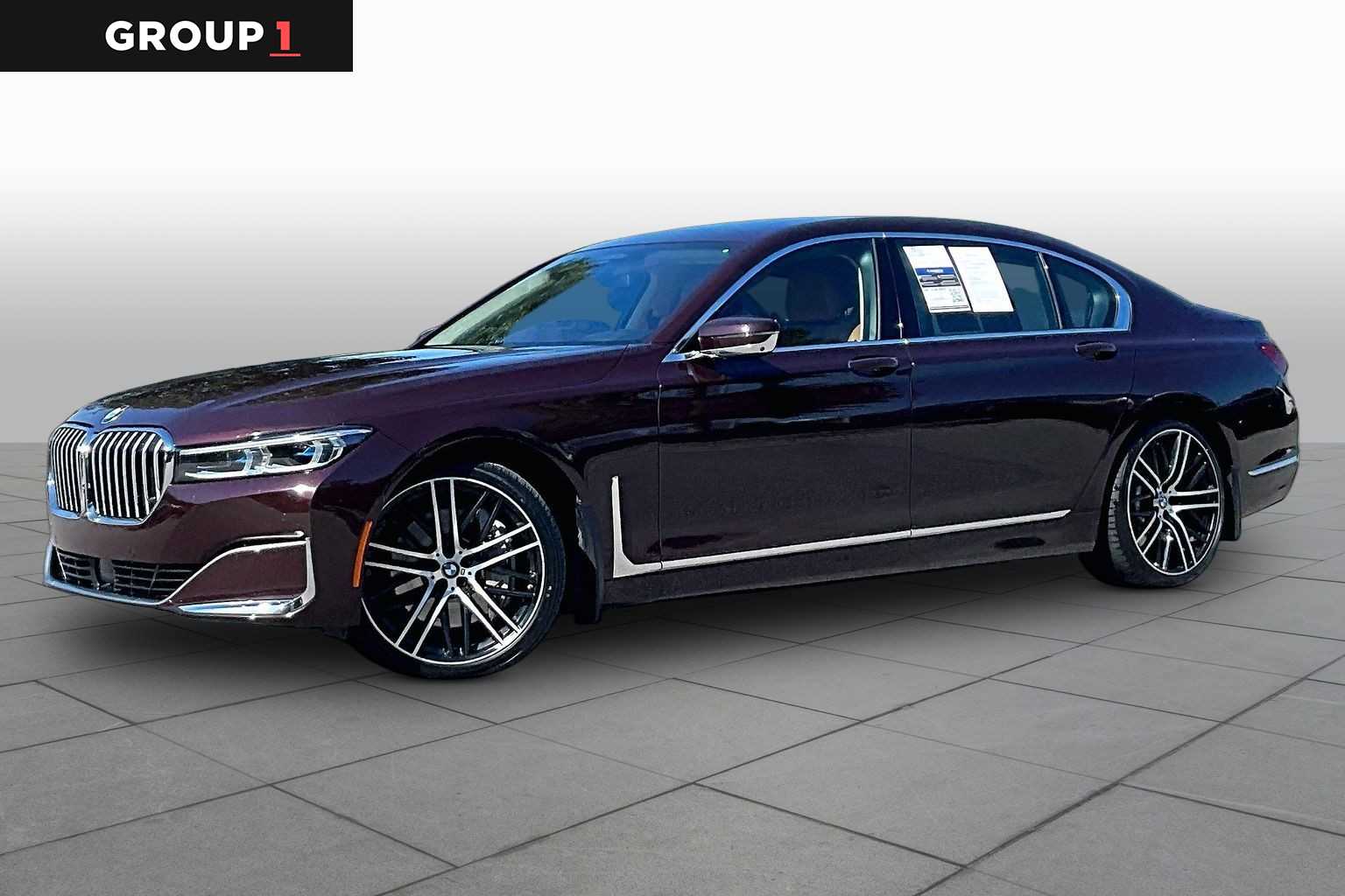 Royal Burgundy Red Metallic 2020 BMW 7 Series Sedan All-Wheel Drive 8-Speed Automatic