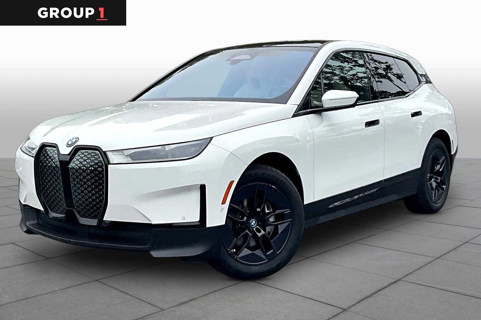 Alpine White 2023 BMW iX xDrive50 AWD SUV / Crossover All-Wheel Drive 1-Speed Automatic