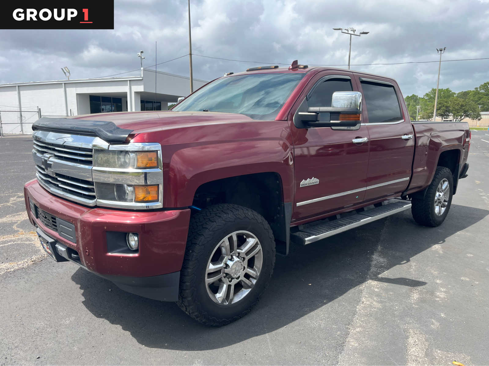 Red (Deep Ruby Metallic) 2015 Chevrolet Silverado 2500HD High Country Crew Cab 4WD Pickup Truck Four-Wheel Drive 6-Speed Automatic