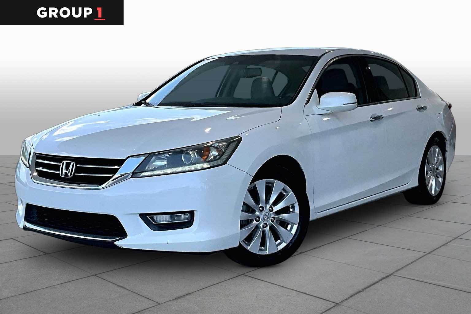 White 2013 Honda Accord Sedan Front-Wheel Drive 6-Speed Automatic