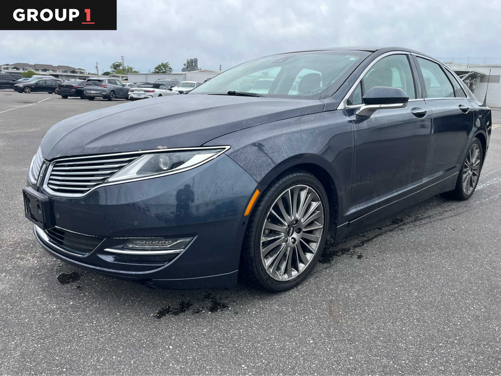 Smoked Quartz Metallic Tinted Clearcoat 2014 Lincoln MKZ AWD Sedan All-Wheel Drive 6-Speed Automatic