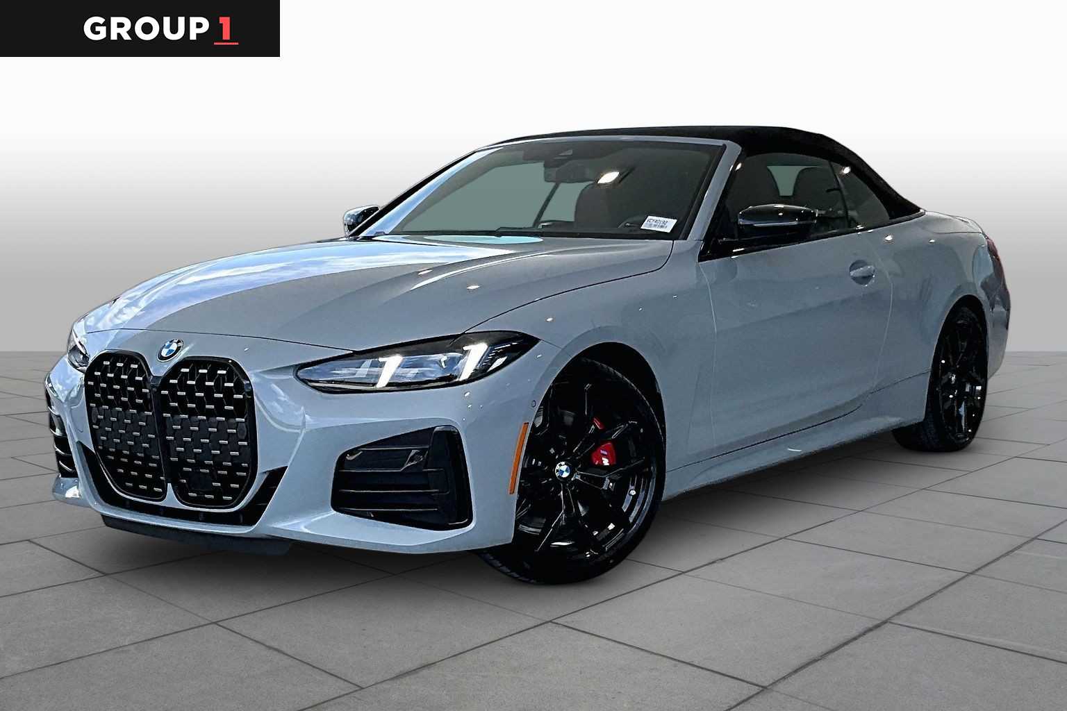 Gray (Brooklyn Grey Metallic) 2027 BMW 4 Series Convertible Rear-Wheel Drive 8-Speed Automatic