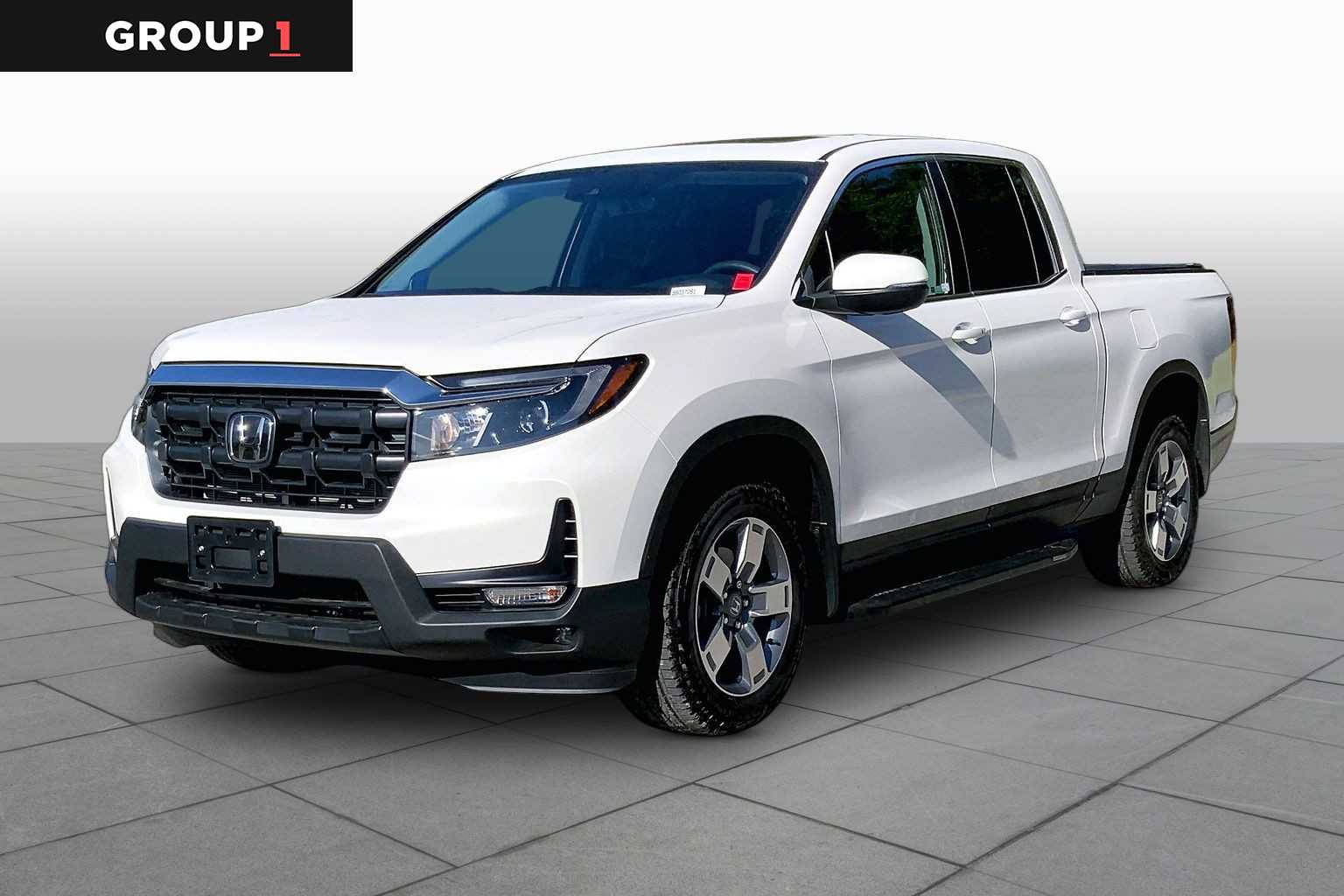 Platinum White Pearl 2025 Honda Ridgeline Pickup Truck All-Wheel Drive 9-Speed Automatic