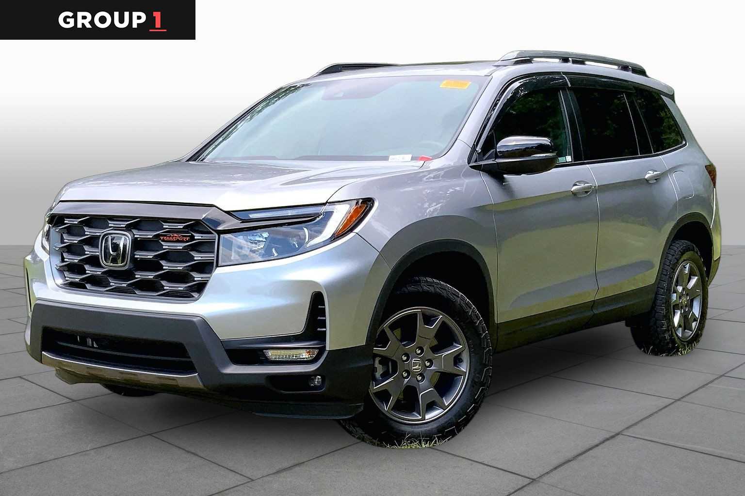 Lunar Silver Metallic 2024 Honda Passport SUV / Crossover All-Wheel Drive 9-Speed Automatic