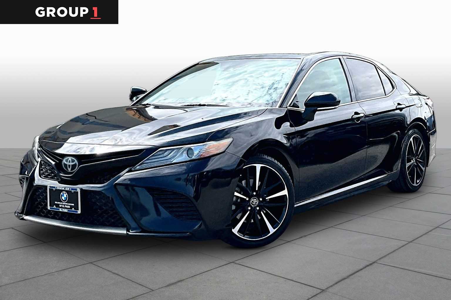 Midnight Black Metallic 2019 Toyota Camry Sedan Front-Wheel Drive 8-Speed Automatic