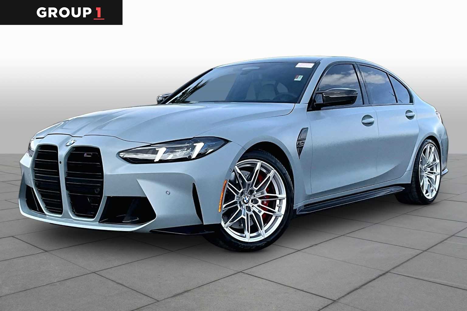 Gray (Brooklyn Grey Metallic) 2025 BMW M3 Competition xDrive Sedan All-Wheel Drive 8-Speed Automatic