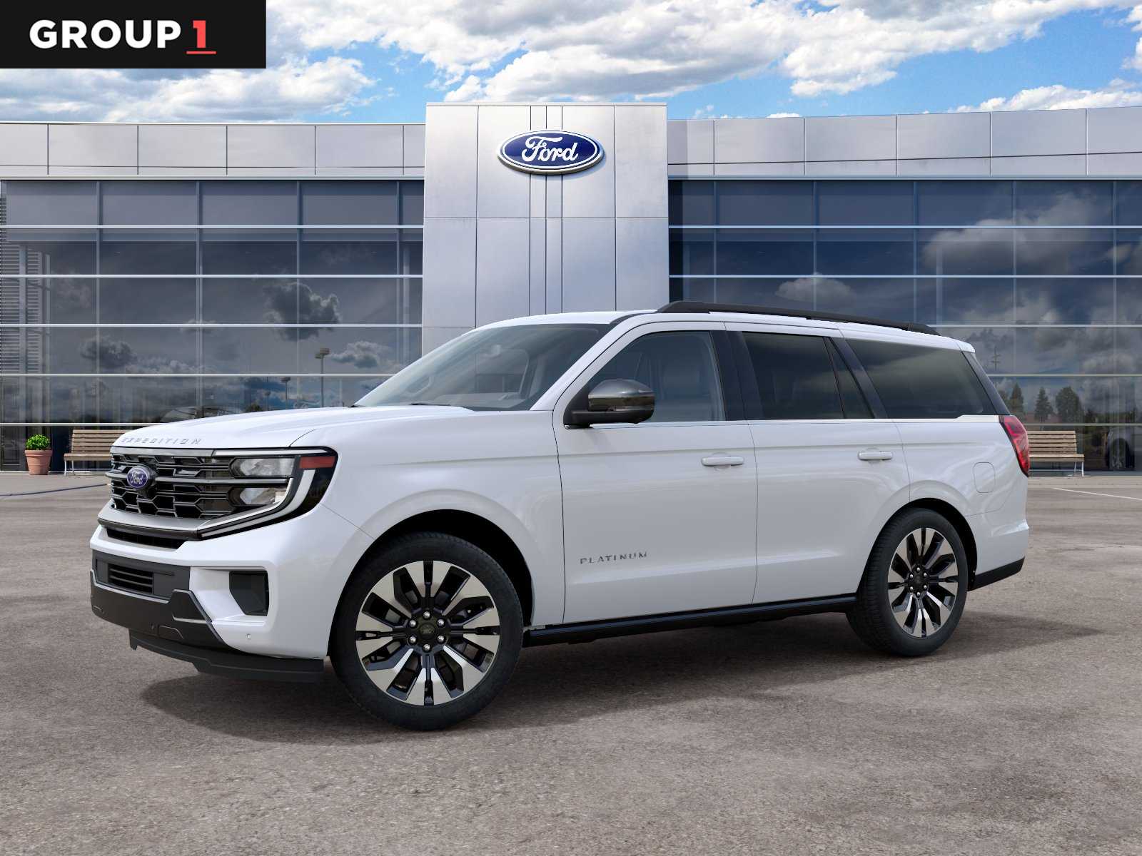 Star White Metallic Tri-Coat 2027 Ford Expedition SUV / Crossover Four-Wheel Drive Automatic
