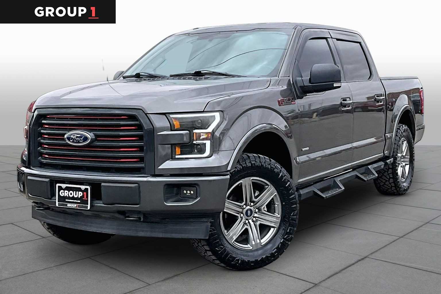 Gray (Magnetic) 2017 Ford F-150 XLT SuperCrew 4WD Pickup Truck Four-Wheel Drive Automatic