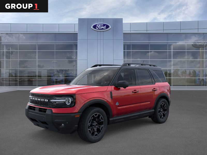 RR/RUBY RED MET 2025 Ford Bronco Sport Outer Banks AWD SUV / Crossover All-Wheel Drive 8-Speed Automatic
