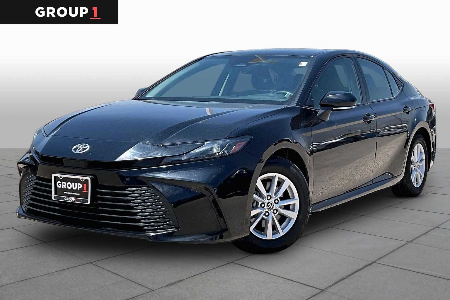 Midnight Black Metallic 2025 Toyota Camry Sedan Front-Wheel Drive Continuously Variable Transmission
