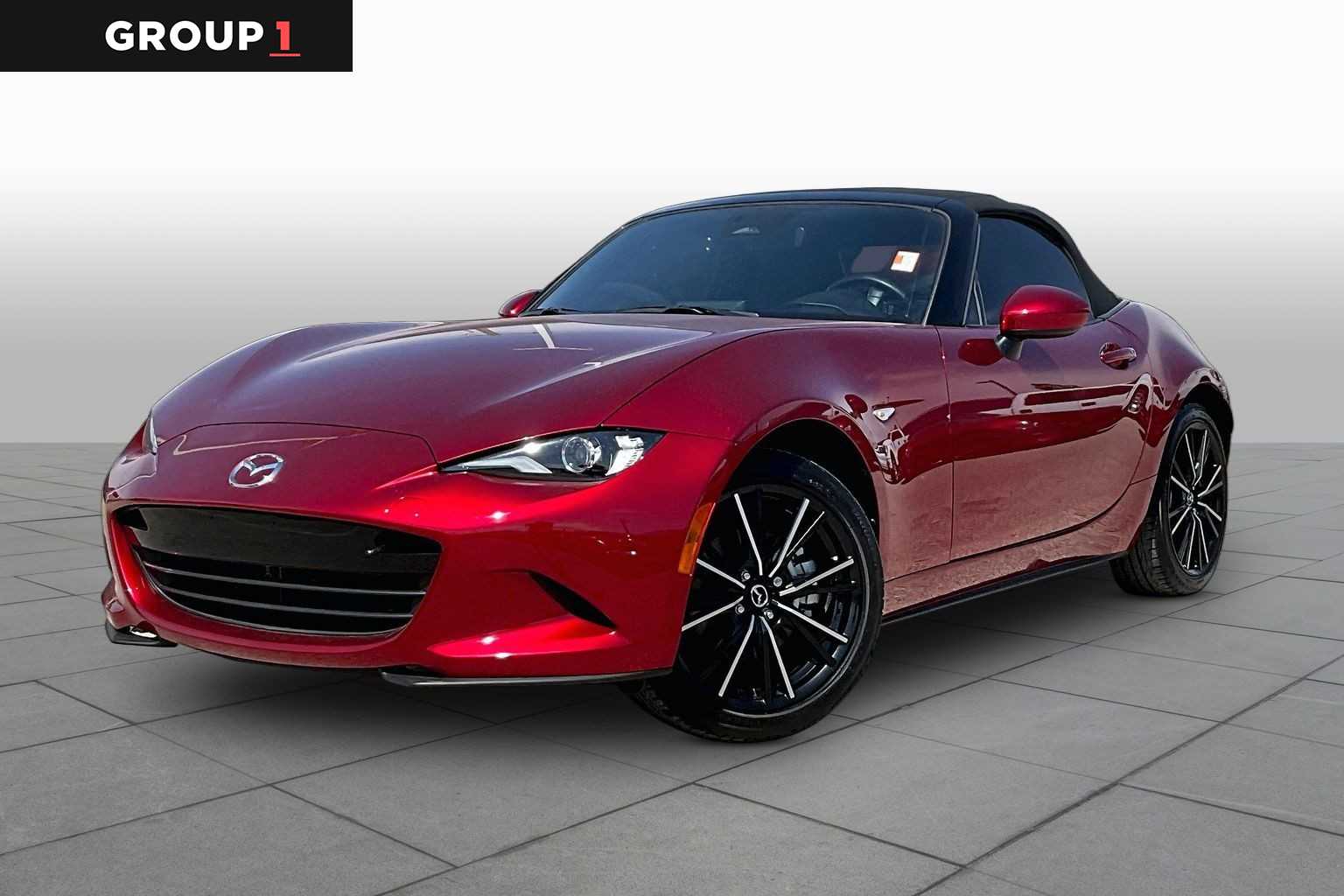 Soul Red Crystal Metallic 2024 Mazda MX-5 Miata Grand Touring RWD Convertible Rear-Wheel Drive Manual