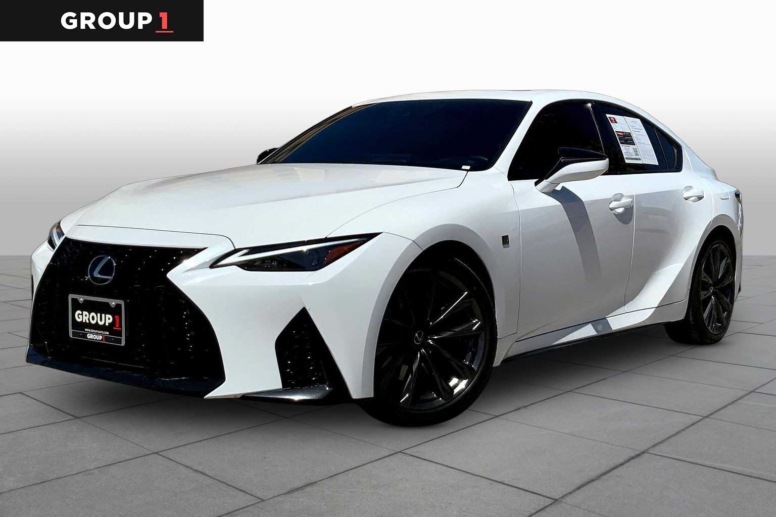 Ultra White 2025 Lexus IS 350 F Sport Design RWD Sedan Rear-Wheel Drive 8-Speed Automatic