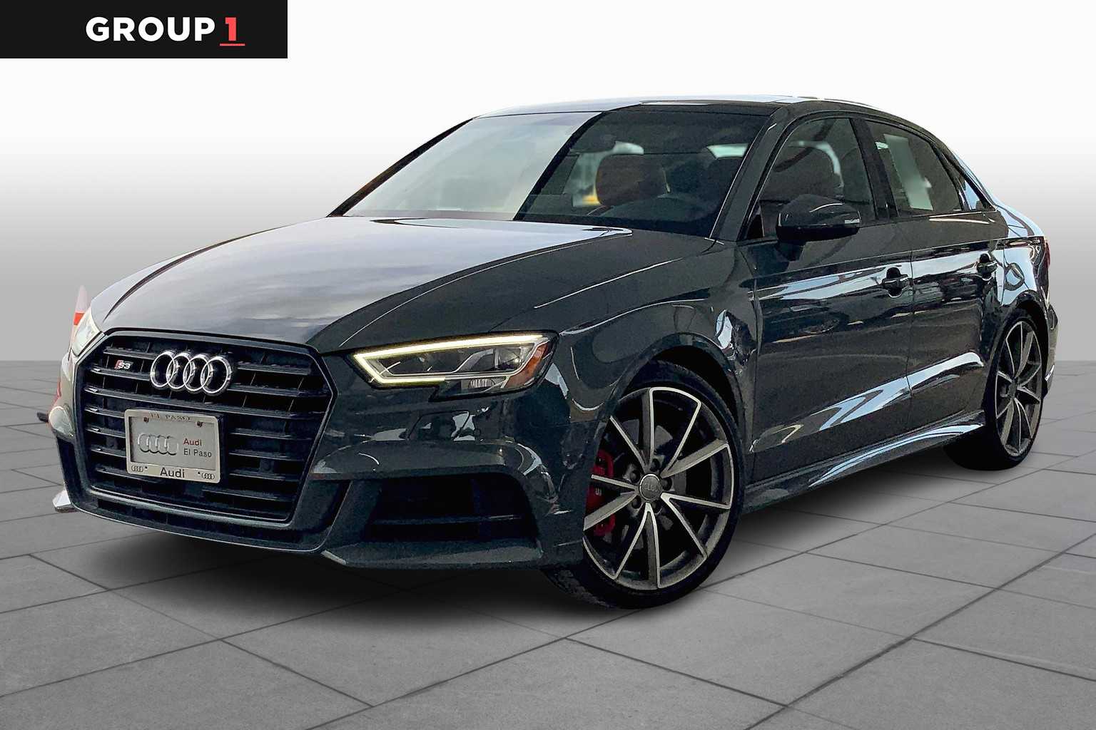 Nano Gray Metallic 2018 Audi S3 2.0T quattro Premium Plus AWD Sedan All-Wheel Drive 7-Speed Automatic