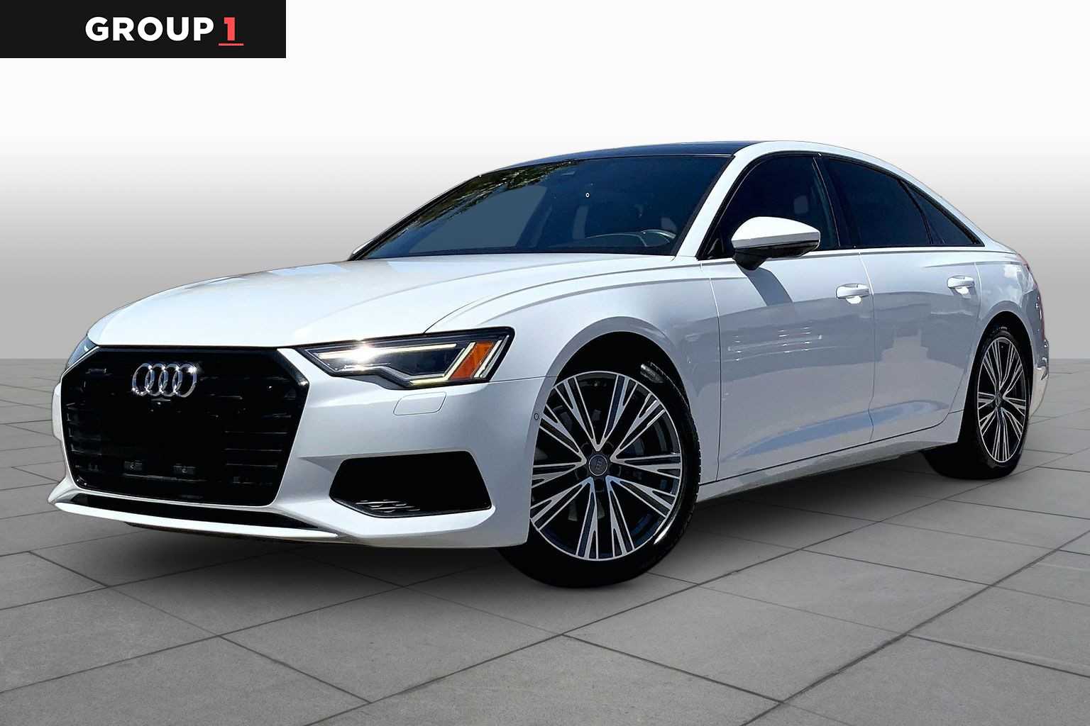 White 2020 Audi A6 45 TFSI quattro Premium Plus AWD Sedan All-Wheel Drive 7-Speed Automatic