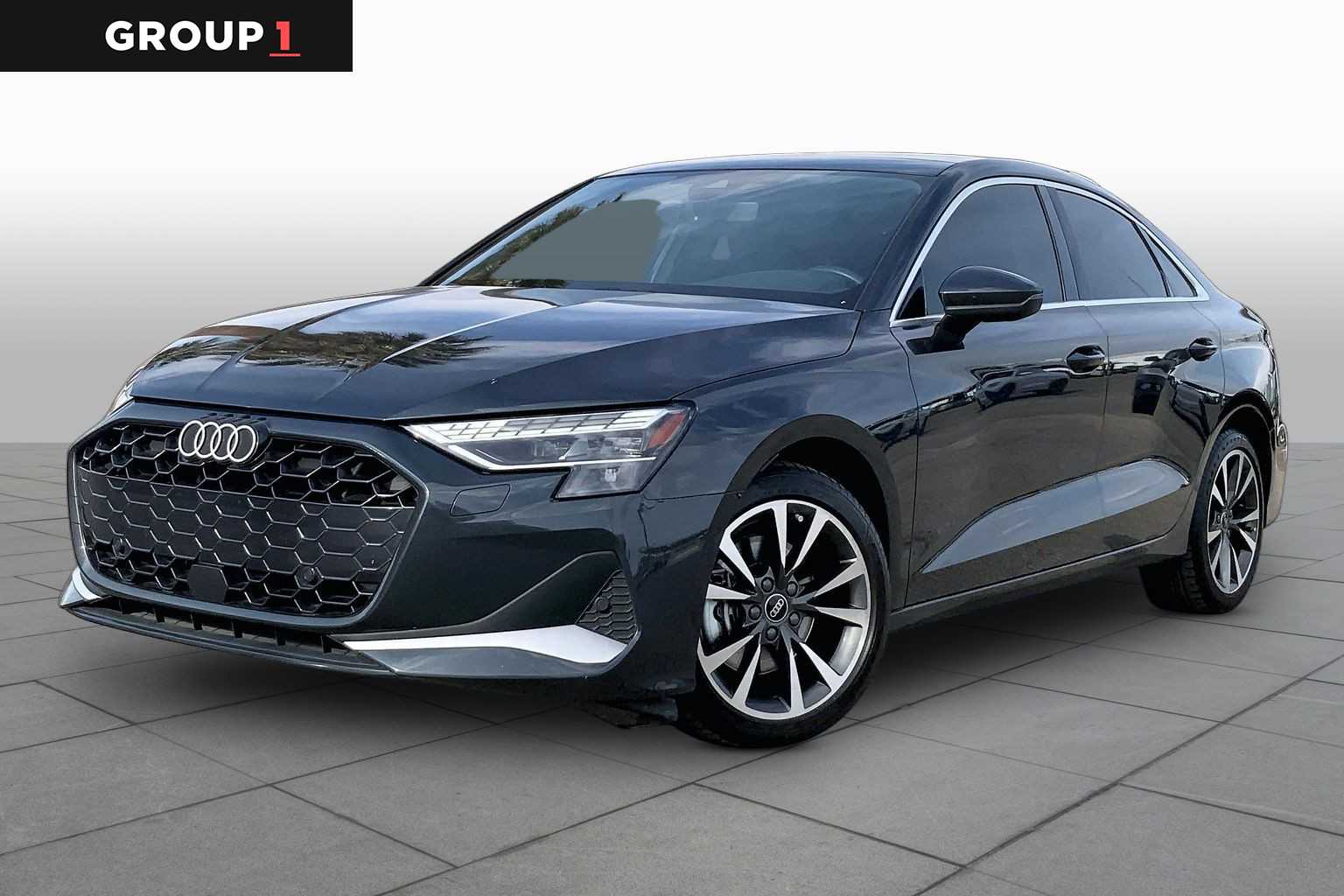 Manhattan Gray Metallic 2025 Audi A3 quattro Premium 40 TFSI Sedan All-Wheel Drive 7-Speed Automatic