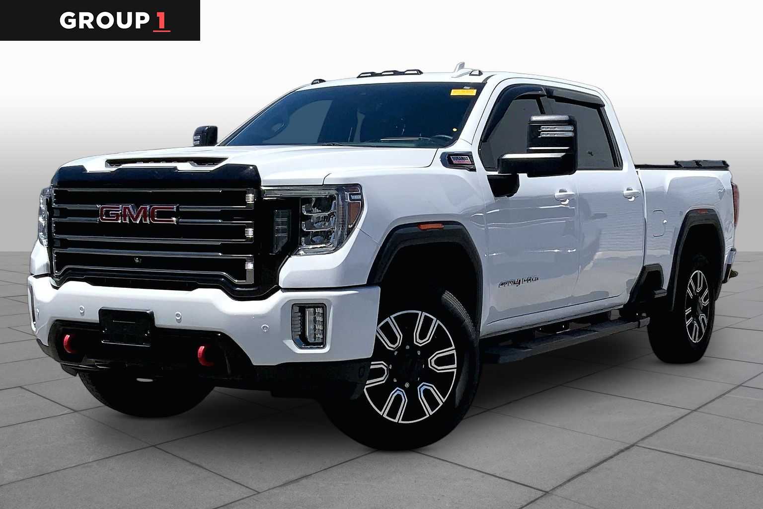 Summit White 2020 GMC Sierra 3500HD AT4 Crew Cab 4WD Pickup Truck Four-Wheel Drive Automatic