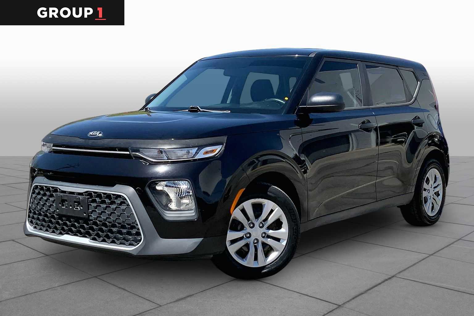 Cherry Black 2020 Kia Soul LX FWD SUV / Crossover Front-Wheel Drive Manual