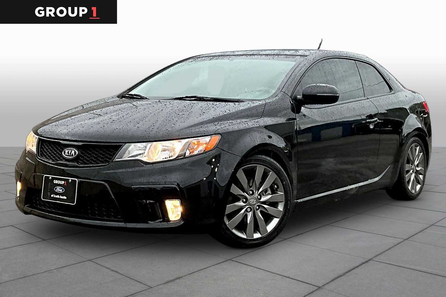 Ebony Black 2011 Kia Forte Koup SX Coupe Front-Wheel Drive Automatic