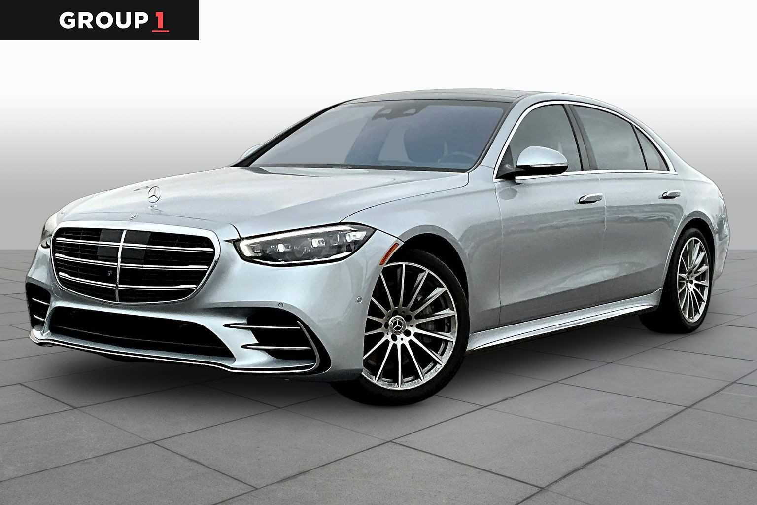 Cirrus Silver 2022 Mercedes-Benz S-Class S 500 4MATIC AWD Sedan All-Wheel Drive 9-Speed Automatic