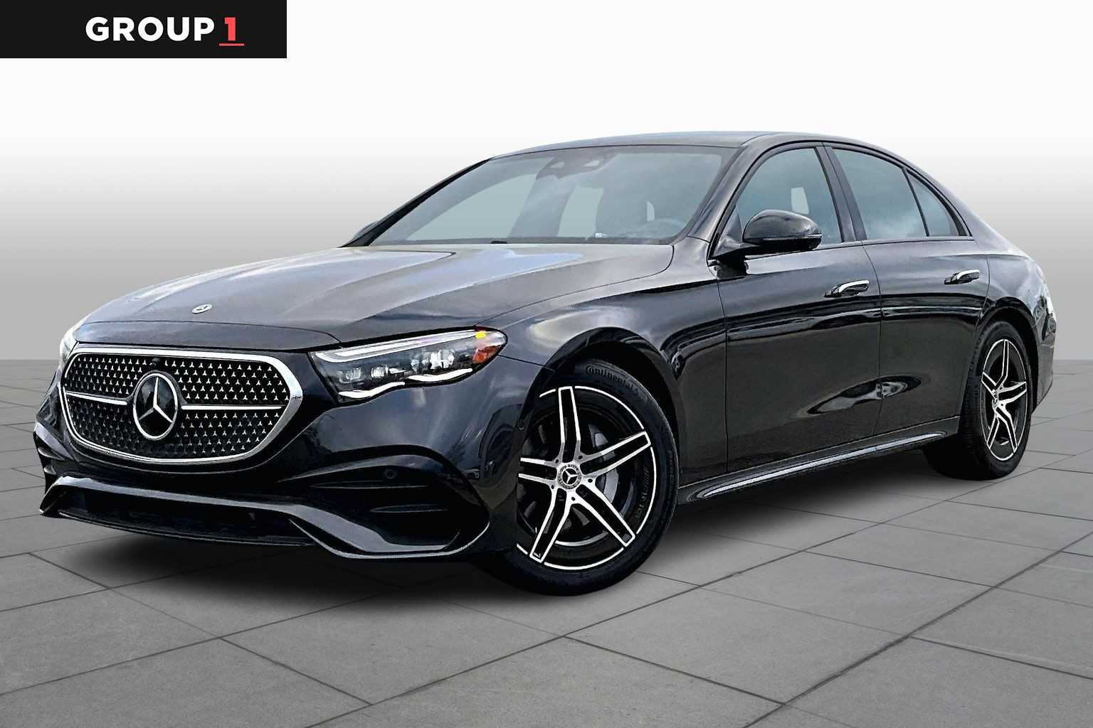 Gray (Graphite Grey Metallic) 2024 Mercedes-Benz E-Class E 350 4MATIC Sedan All-Wheel Drive 9-Speed Automatic