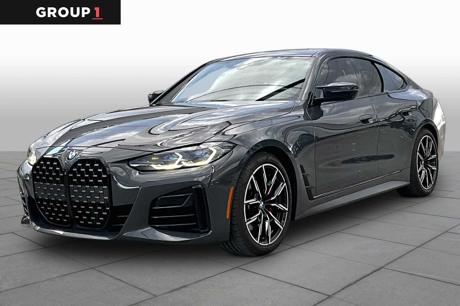 Dravit Gray Metallic 2022 BMW 4 Series M440i Gran Coupe xDrive Coupe All-Wheel Drive 8-Speed Automatic