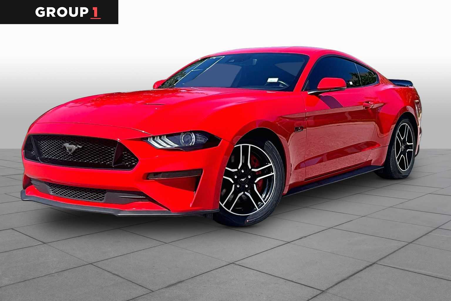 Race Red 2022 Ford Mustang GT Premium Fastback RWD Coupe Rear-Wheel Drive Automatic