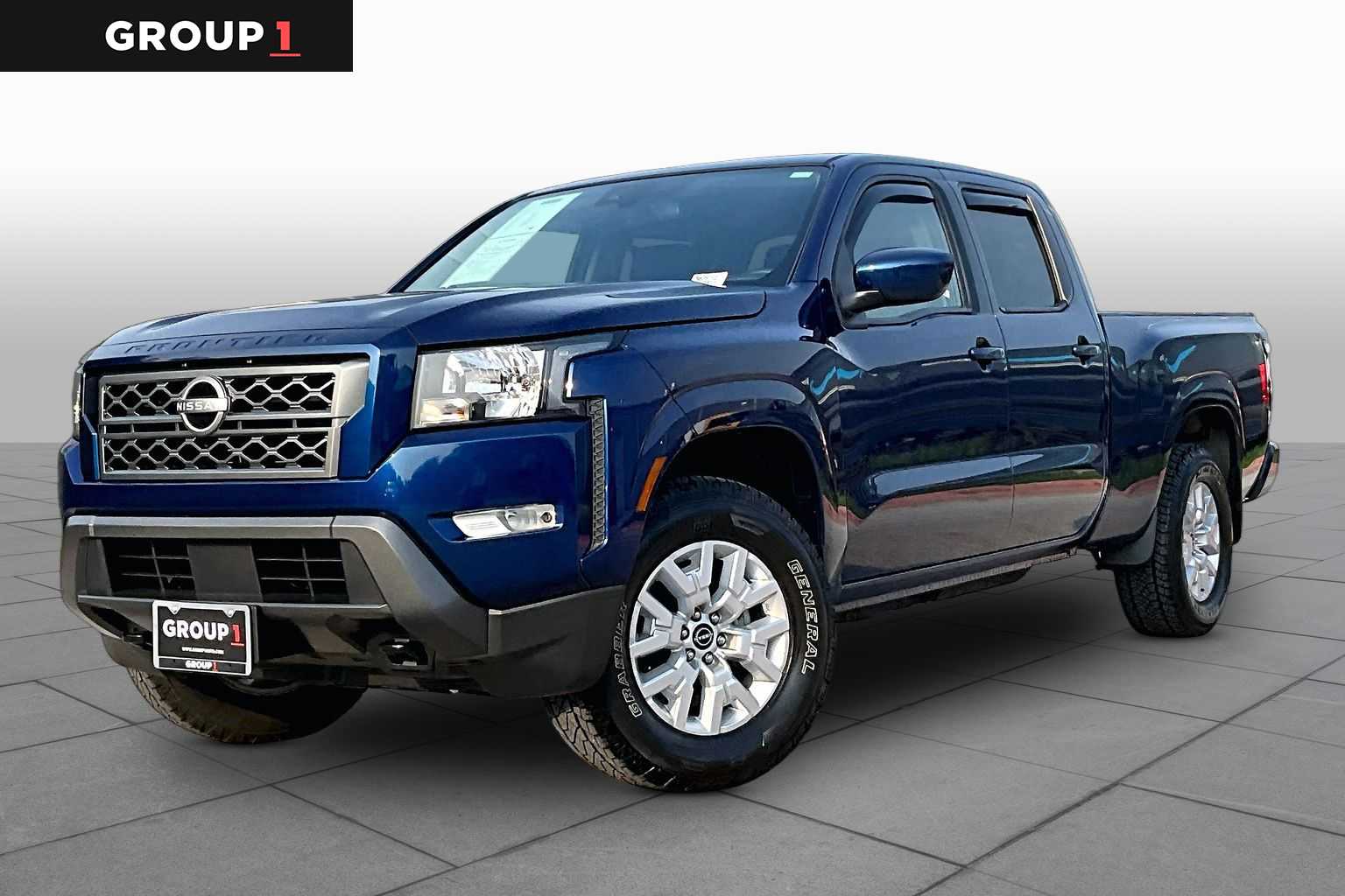 Deep Blue Pearl 2023 Nissan Frontier SV Crew Cab LB 4WD Pickup Truck Four-Wheel Drive 9-Speed Automatic