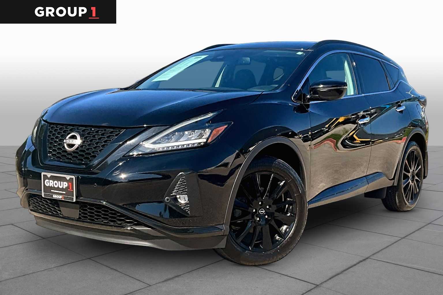 Super Black 2024 Nissan Murano SV AWD SUV / Crossover All-Wheel Drive Continuously Variable Transmission