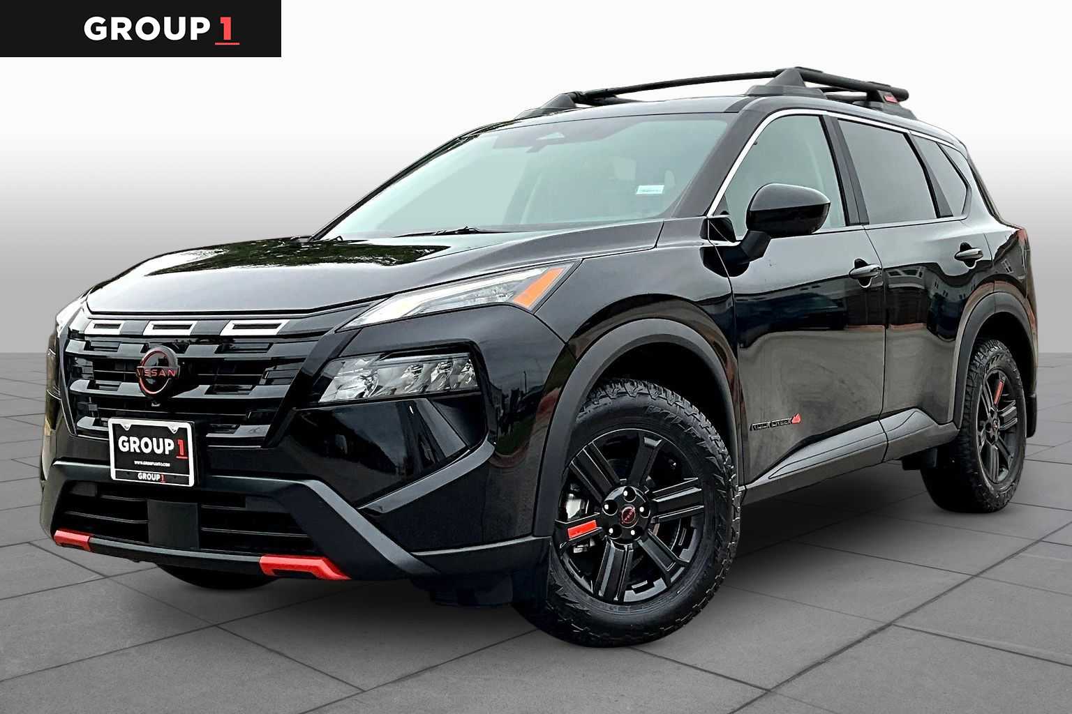Super Black 2025 Nissan Rogue Rock Creek AWD SUV / Crossover All-Wheel Drive Continuously Variable Transmission